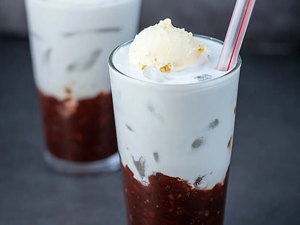Red Bean Ice Drink
